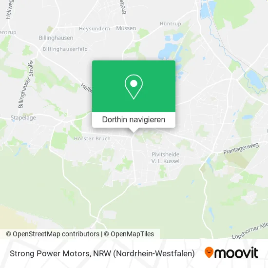 Strong Power Motors Karte