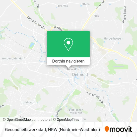 Gesundheitswerkstatt Karte
