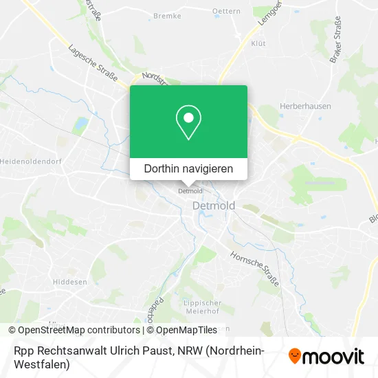 Rpp Rechtsanwalt Ulrich Paust Karte