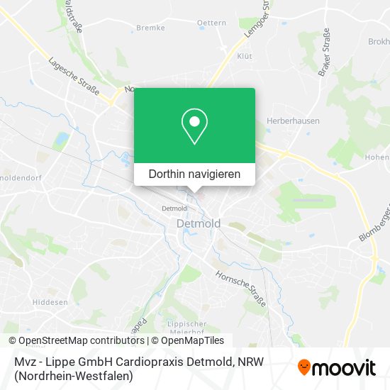 Mvz - Lippe GmbH Cardiopraxis Detmold Karte