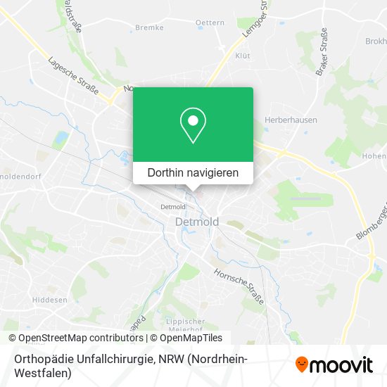 Orthopädie Unfallchirurgie Karte