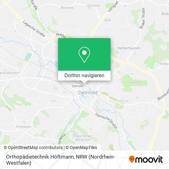 Orthopädietechnik Höftmann Karte