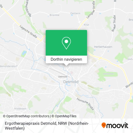 Ergotherapiepraxis Detmold Karte