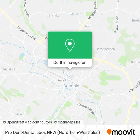 Pro Dent-Dentallabor Karte