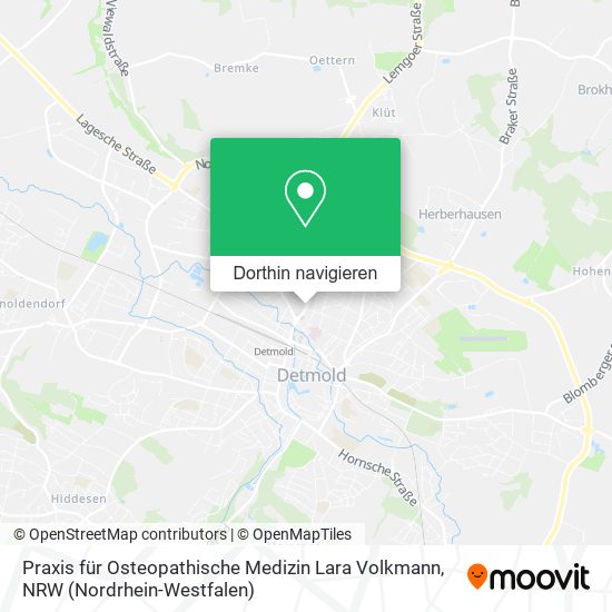 Praxis für Osteopathische Medizin Lara Volkmann Karte
