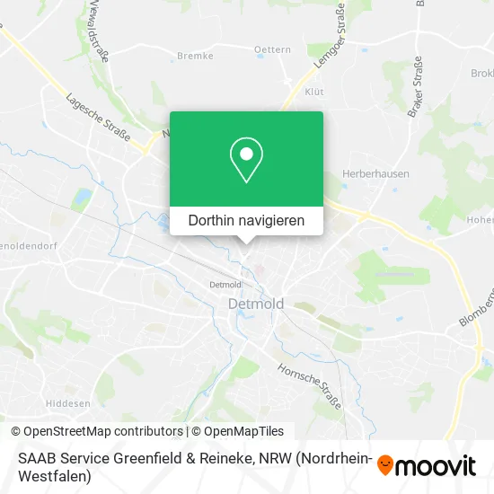 SAAB Service Greenfield & Reineke Karte