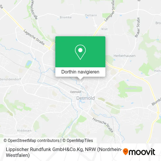 Lippischer Rundfunk GmbH&Co.Kg Karte