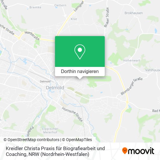 Kreidler Christa Praxis für Biografiearbeit und Coaching Karte