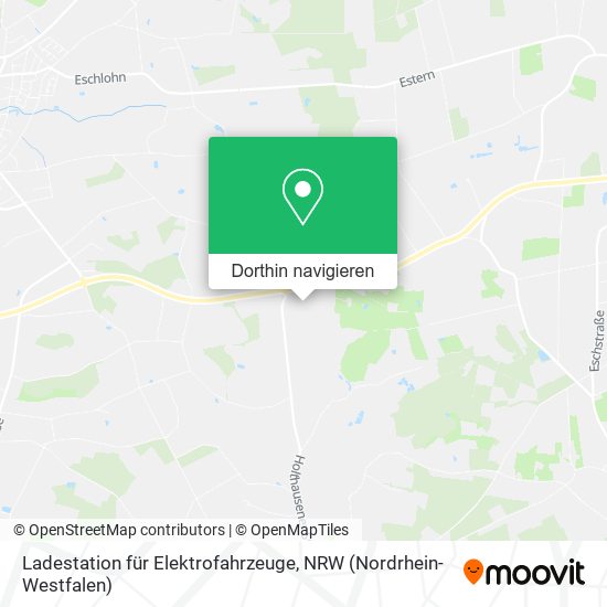 Ladestation für Elektrofahrzeuge Karte