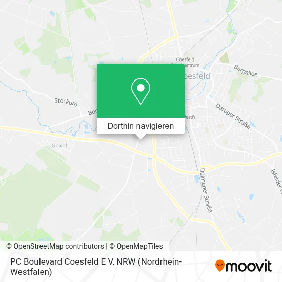 PC Boulevard Coesfeld E V Karte