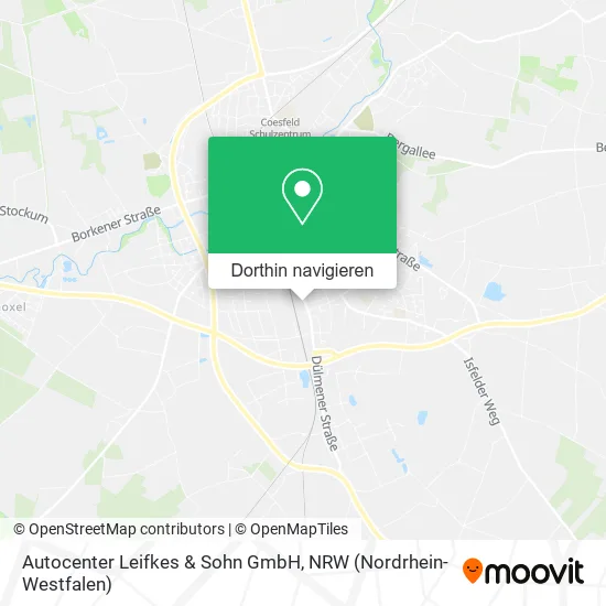 Autocenter Leifkes & Sohn GmbH Karte