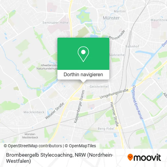 Brombeergelb Stylecoaching Karte