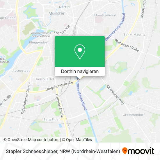 Stapler Schneeschieber Karte