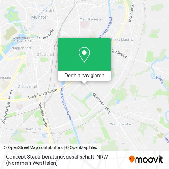 Concept Steuerberatungsgesellschaft Karte