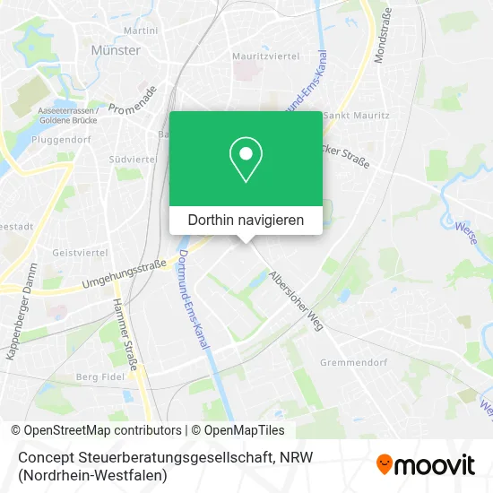 Concept Steuerberatungsgesellschaft Karte