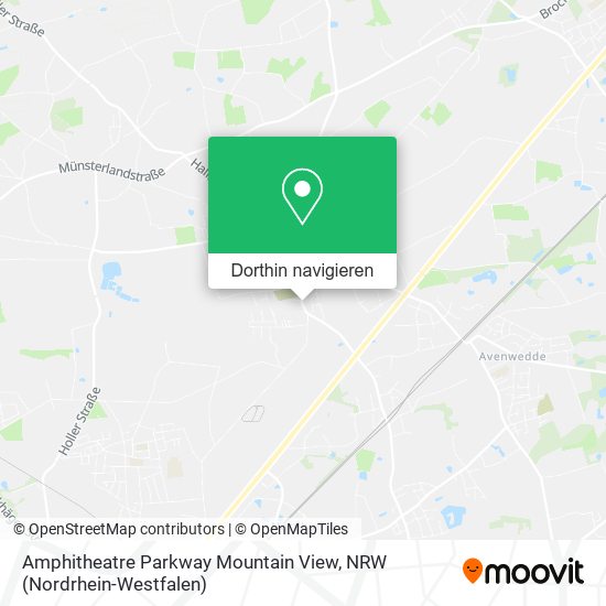 Amphitheatre Parkway Mountain View Karte