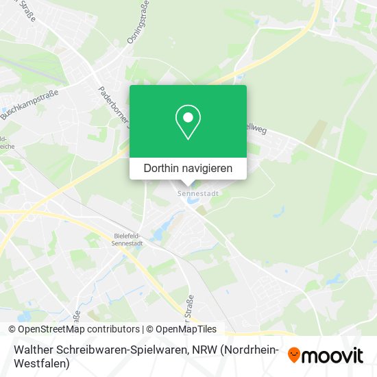 Walther Schreibwaren-Spielwaren Karte