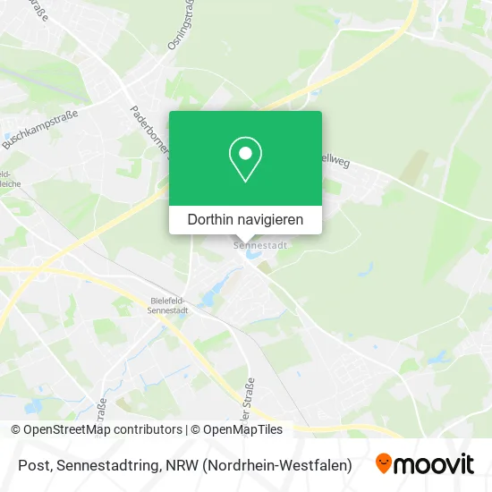 Post, Sennestadtring Karte