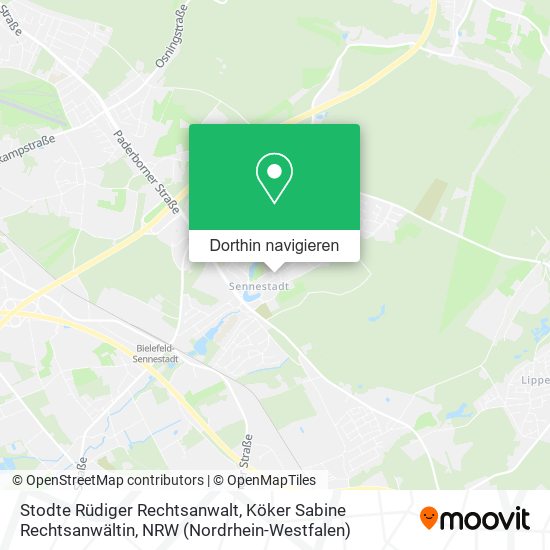 Stodte Rüdiger Rechtsanwalt, Köker Sabine Rechtsanwältin Karte