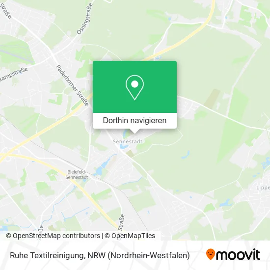 Ruhe Textilreinigung Karte