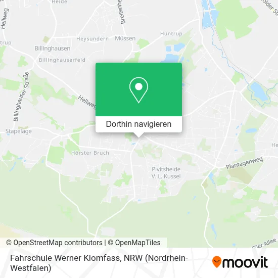 Fahrschule Werner Klomfass Karte