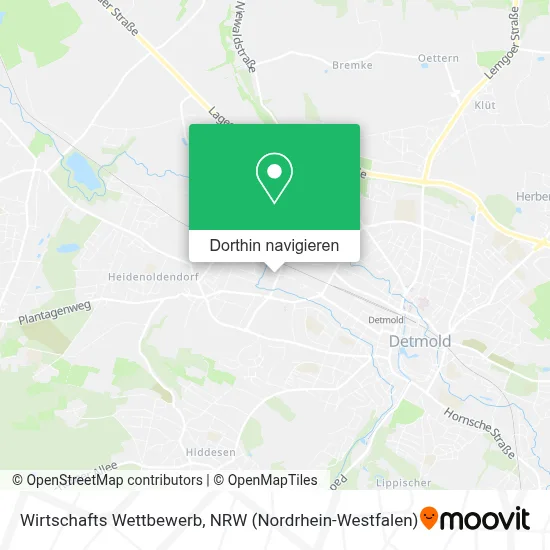 Wirtschafts Wettbewerb Karte