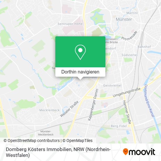 Domberg Kösters Immobilien Karte