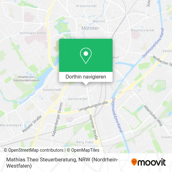 Mathias Theo Steuerberatung Karte