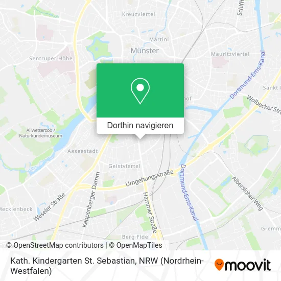 Kath. Kindergarten St. Sebastian Karte