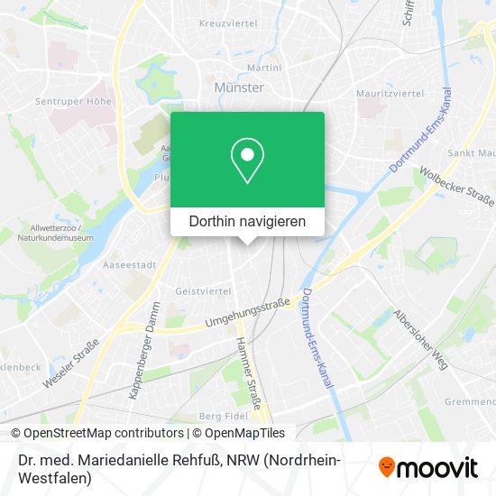 Dr. med. Mariedanielle Rehfuß Karte