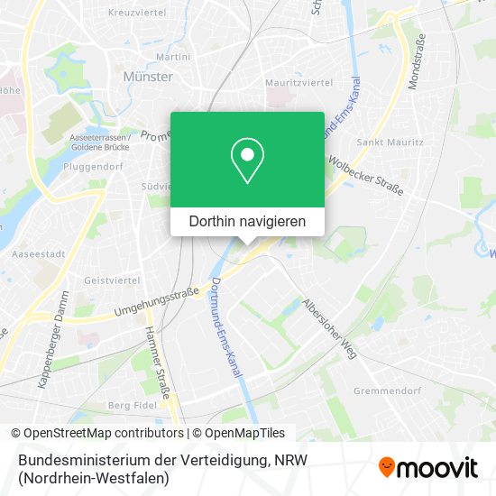 Bundesministerium der Verteidigung Karte