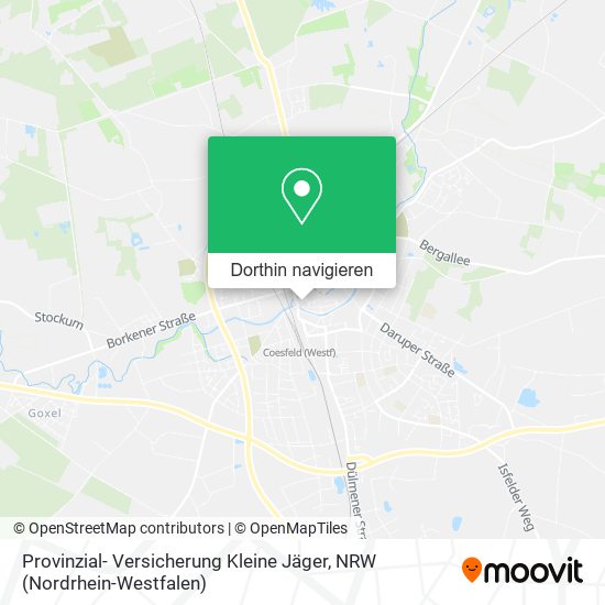 Provinzial- Versicherung Kleine Jäger Karte
