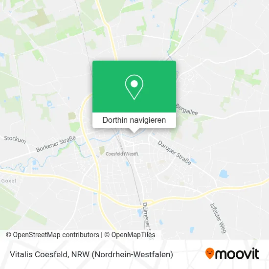 Vitalis Coesfeld Karte