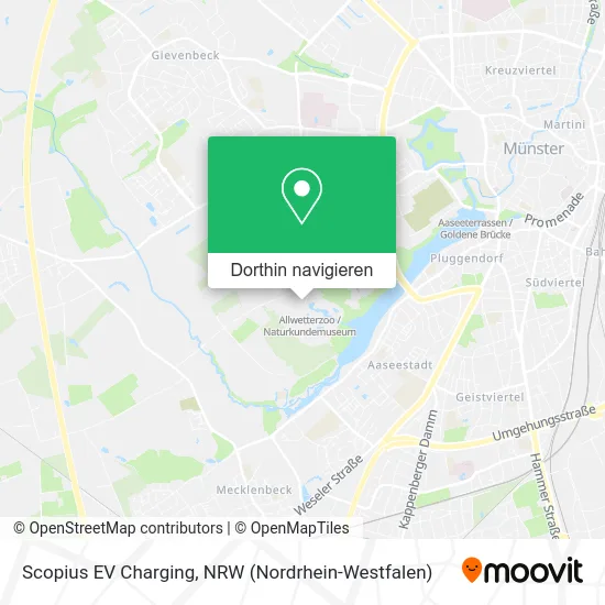 Scopius EV Charging Karte