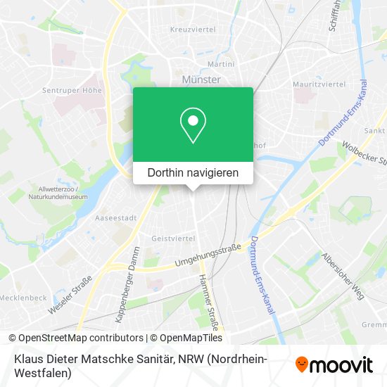 Klaus Dieter Matschke Sanitär Karte