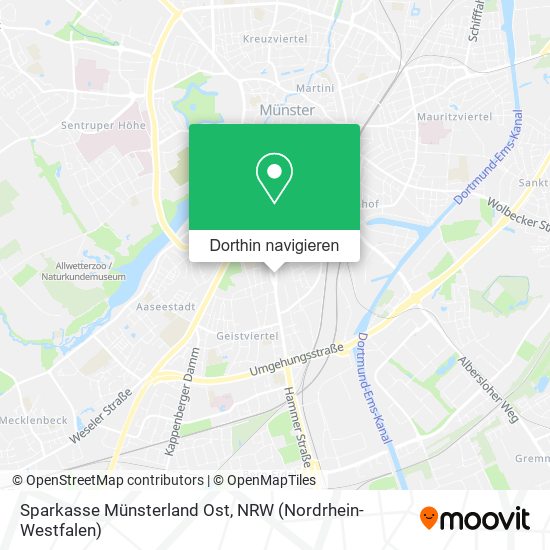 Sparkasse Münsterland Ost Karte