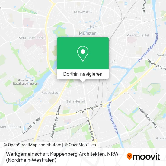 Werkgemeinschaft Kappenberg Architekten Karte