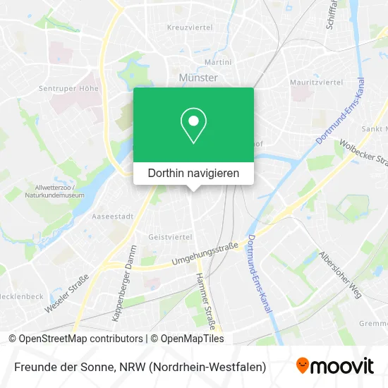 Freunde der Sonne Karte