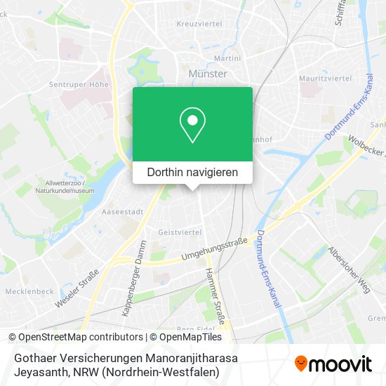 Gothaer Versicherungen Manoranjitharasa Jeyasanth Karte