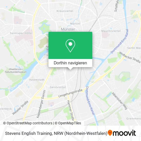 Stevens English Training Karte