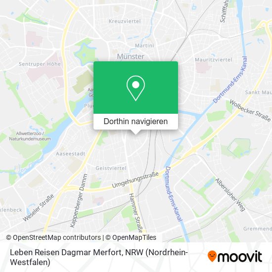 Leben Reisen Dagmar Merfort Karte