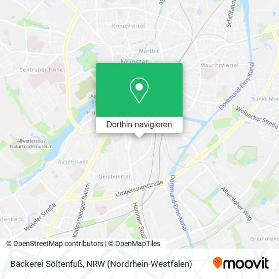 Bäckerei Söltenfuß Karte