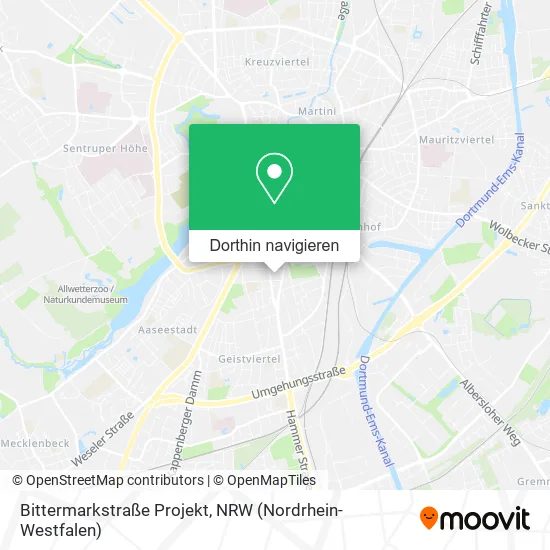 Bittermarkstraße Projekt Karte