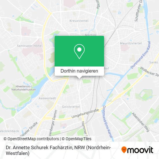 Dr. Annette Schurek Fachärztin Karte