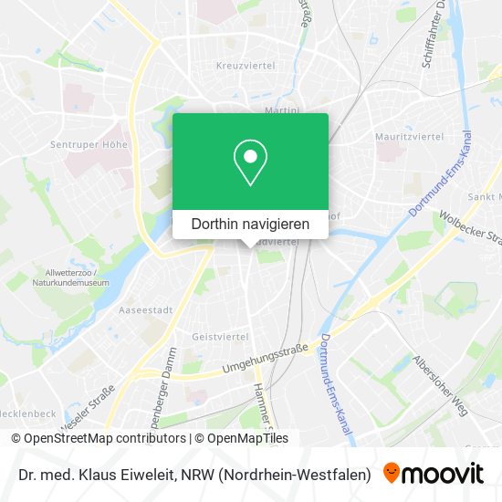 Dr. med. Klaus Eiweleit Karte