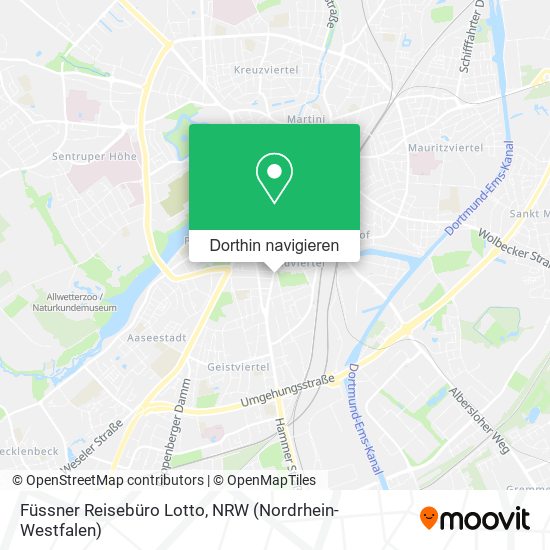 Füssner Reisebüro Lotto Karte