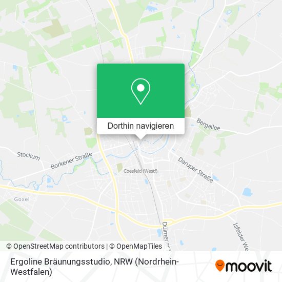 Ergoline Bräunungsstudio Karte