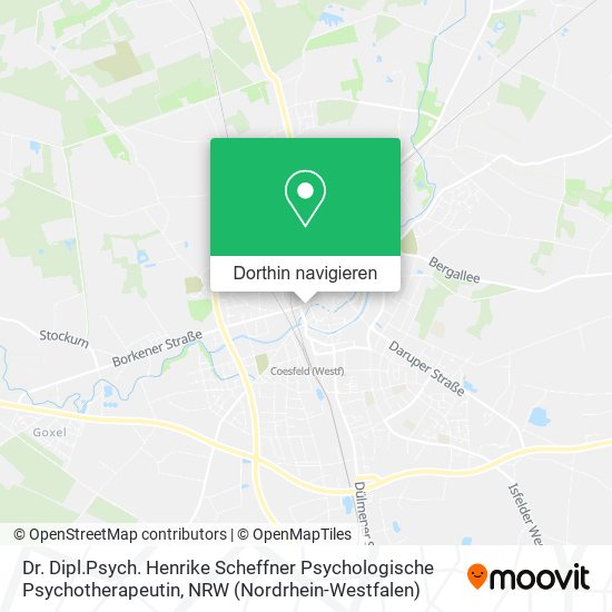 Dr. Dipl.Psych. Henrike Scheffner Psychologische Psychotherapeutin Karte