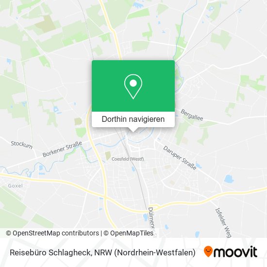 Reisebüro Schlagheck Karte