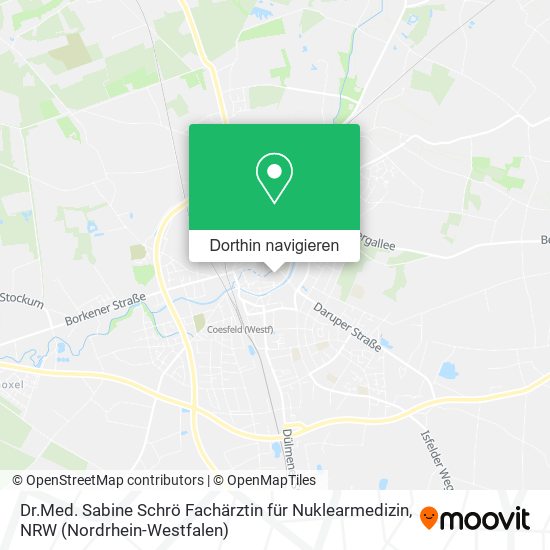 Dr.Med. Sabine Schrö Fachärztin für Nuklearmedizin Karte